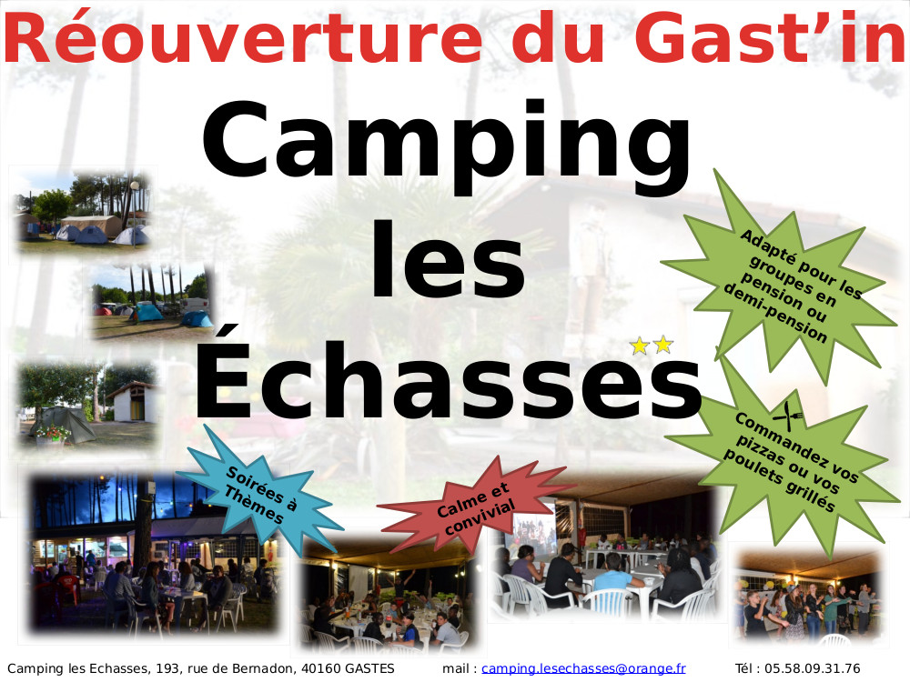 Réouverture du snack le Gast'in