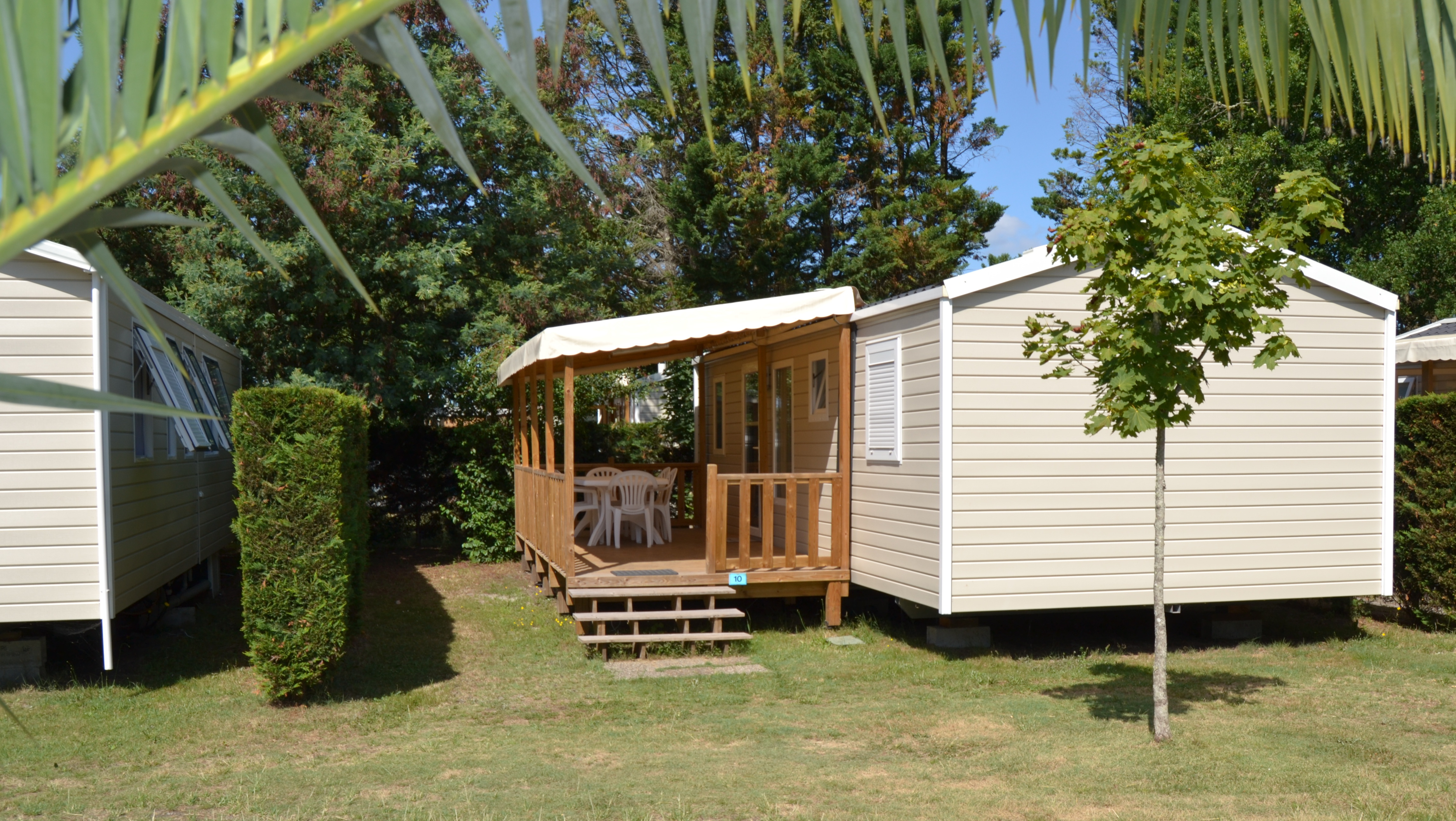 Extérieur d'un mobilhome 3/4 personnes